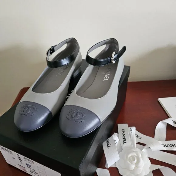 Chanel ballerina flats 23B size 39 /9 NEW - Picture 9 of 10